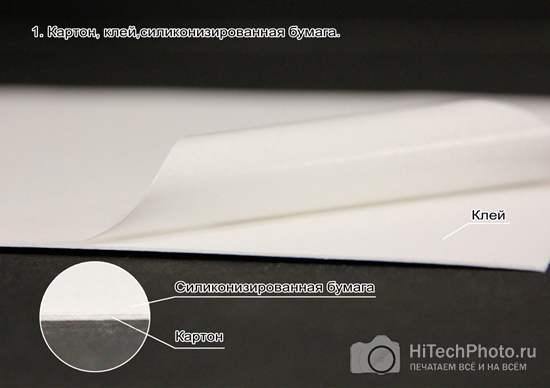 самоклеющийся картон с прекрасной двухсторонней клеевой основой, защищённой специальной силиконизированной антиадгезионной бумагой